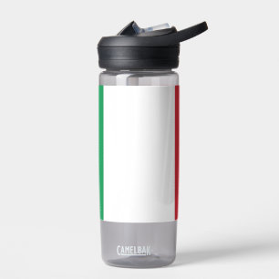 Waterflesje met vlag van Italië Waterfles