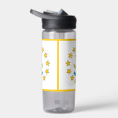 Waterflesje met vlag van Rhode Island, VS Waterfles (Rechts)