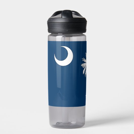 Waterflesje met vlag van South Carolina, VS Waterfles (Voorkant)