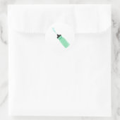 Waterflesje Ronde Sticker (Tas)