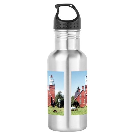 Waterflesje van de grote boog waterfles  (Achterkant)