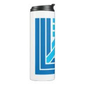 Waterflesje van de vlag van de stad Longview Thermosbeker (Gedraaid links)