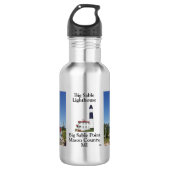 Waterflesje van grote vuurtoren waterfles  (Voorkant)