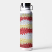 Waterflesje - Warm Afghan Waves Waterfles (Achterkant)
