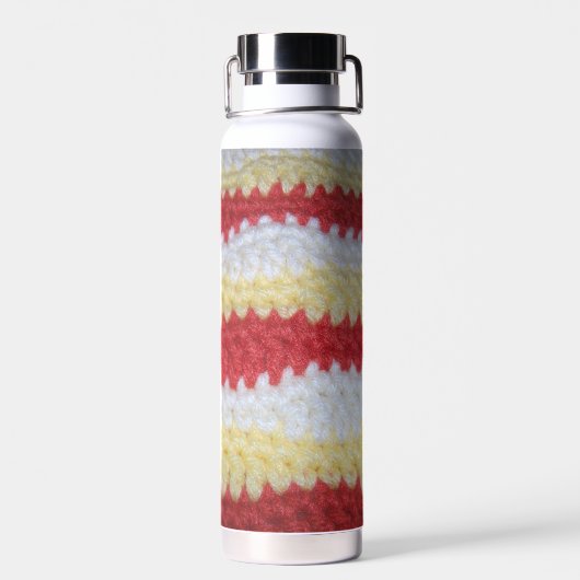 Waterflesje - Warm Afghan Waves Waterfles (Achterkant)