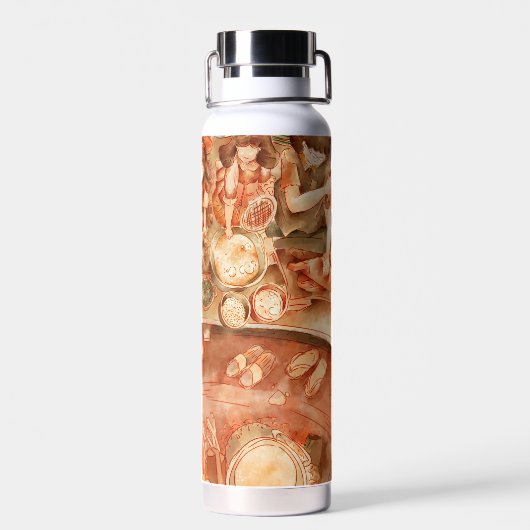 Waterflesje Waterfles (Achterkant)