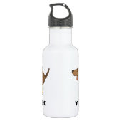 Waterflesje Waterfles (Achterkant)