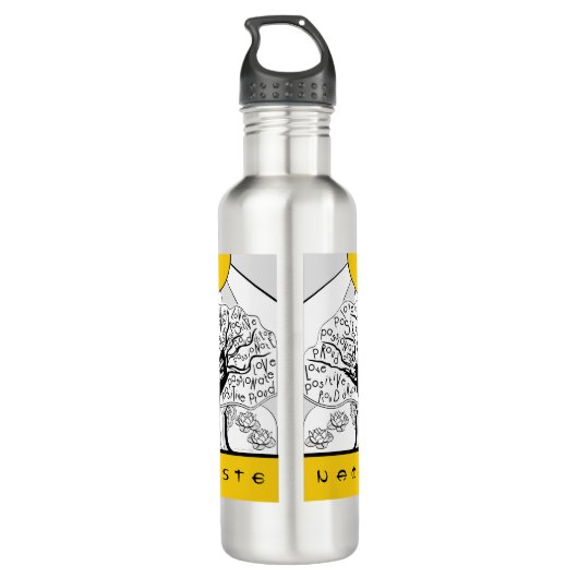 Waterflesje Waterfles (Achterkant)