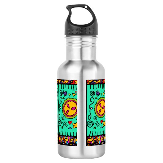 Waterflesje Waterfles (Achterkant)