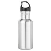 Waterflesje: "Wees stil en weet dat ik God ben" Waterfles (Achterkant)