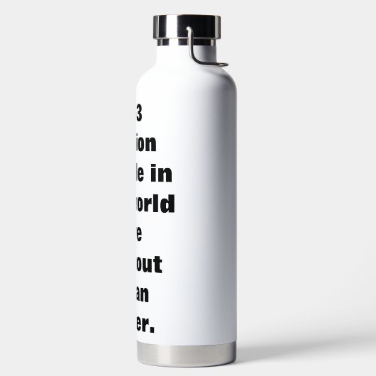 Waterflesjes maken het verschil waterfles (Links)