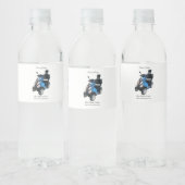 Waterfleslabel (21 cm x 5,4 cm) 4pk waterfles etiket (Flessen)