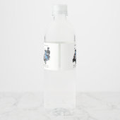 Waterfleslabel (21 cm x 5,4 cm) 4pk waterfles etiket (Achterkant)