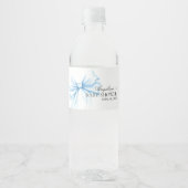 Waterfleslabel baby shower. waterfles etiket (Voorkant)