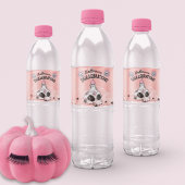 Waterfleslabels Halloween SKULL-FEEST Waterfles Etiket