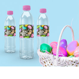 Waterfleslabels Paas Jelly Bean Tuinfeest Waterfles Etiket