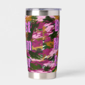 Waterflessen Beste moeder ooit met Camo-ontwerp Geïsoleerde Drinkbeker (Links)