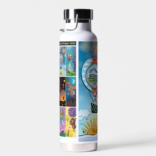 Waterflessen - boven het Zee Waterfles (Rechts)