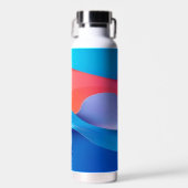 Waterflessen met jouw tekst toevoegen waterfles (Voorkant)