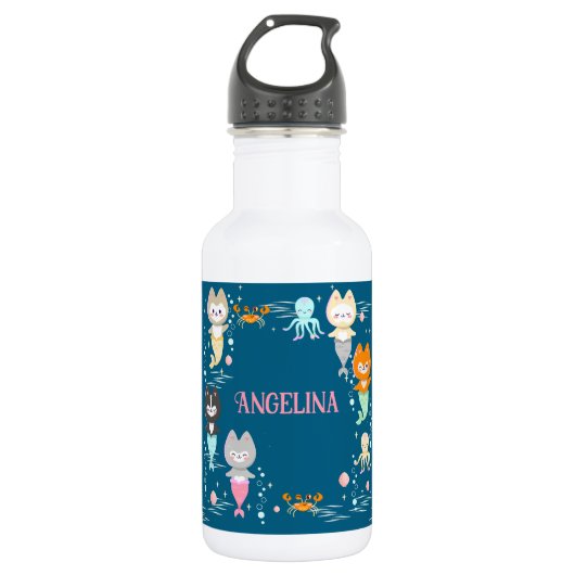 Waterflessen met nautische thema's waterfles (Voorkant)