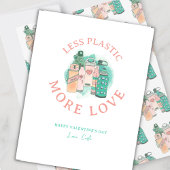 Waterflessen Milieuvriendelijk Valentijn Feestdagenkaart