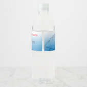 Waterflesverpakking Waterfles Etiket (Achterkant)