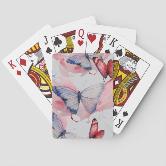 Waterfly 4 pokerkaarten (Achterkant)