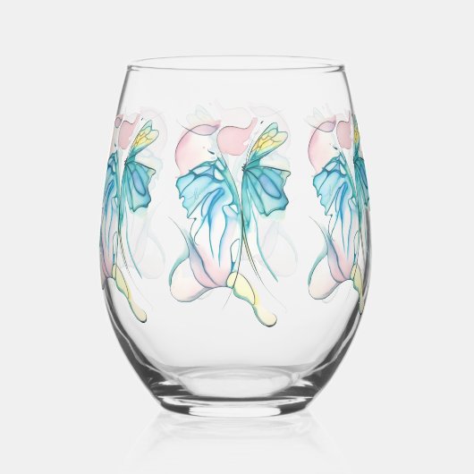 Waterfly II Wijnglas Zonder Voet (Achterkant)