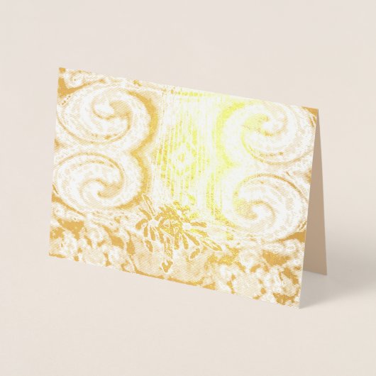 "Waterfontein in Mexico" Blanco Kaart (Voorkant)