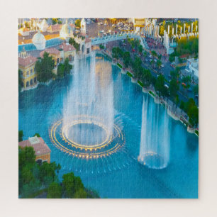 Waterfonteinen in Las Vegas legpuzzel