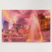 Waterfonteinen in Las Vegas Legpuzzel (Horizontaal)