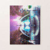 Waterfonteinen stadhuis New York Legpuzzel (Verticaal)