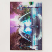 Waterfonteinen stadhuis New York Legpuzzel (Verticaal)