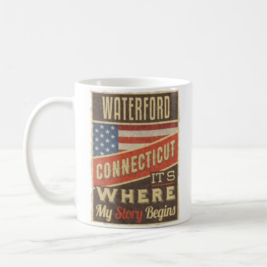 Waterford Connecticut Koffiemok (Links)