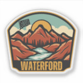 Waterford, Connecticut Sticker (Voorkant)