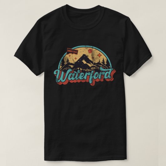 Waterford, Connecticut T-shirt (Design voorkant)