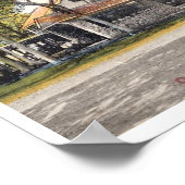 Waterford CT, Connecticut, Inn en Cottages Postc Poster (Hoek)