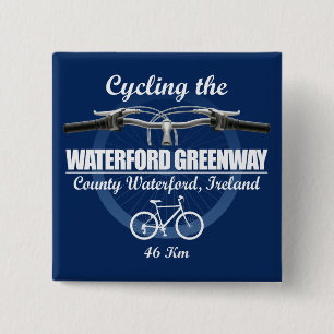 Waterford Greenway (H2) Vierkante Button 5,1 Cm