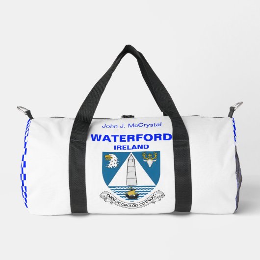 Waterford Ierland - Iers gepersonaliseerd Plunjezak (Voorkant)