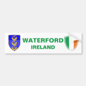 Waterford Ireland Crest en Irish Flag Bumpersticker (Voorkant)