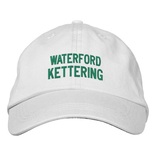 Waterford Kettering High School geborduurd Pet (Voorkant)