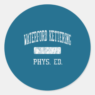 Waterford kettering middelbare school middelbare s ronde sticker
