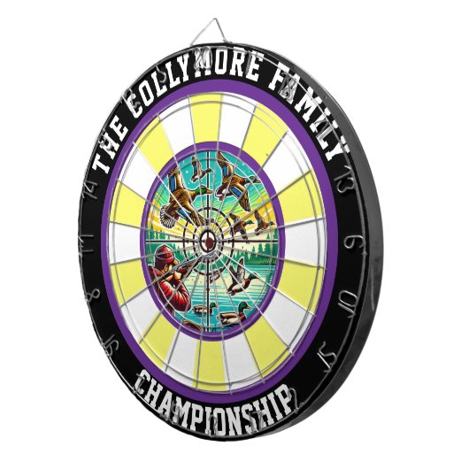 Waterfowl Flight Rustic Wall Art Dartbord (Voorkant Rechts)