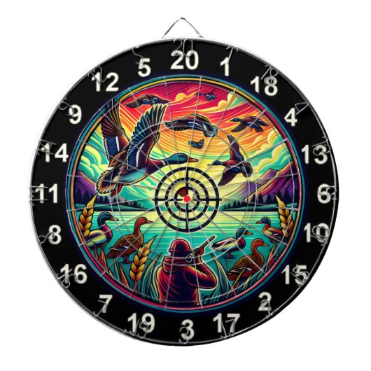 Waterfowl Flight Target Design Dartbord (Voorkant)