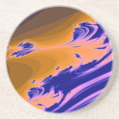 WATERFRACTIE ZANDSTEEN ONDERZETTER (Voorkant)