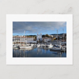 Waterfront: Angra do Heroismo, Terceira, Azoren Briefkaart