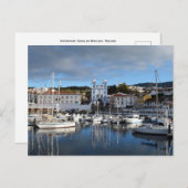 Waterfront: Angra do Heroismo, Terceira, Azoren Briefkaart (Voorkant / Achterkant)