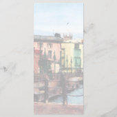 Waterfront Bridgetown Barbados Bruiloft Menu (Achterkant)