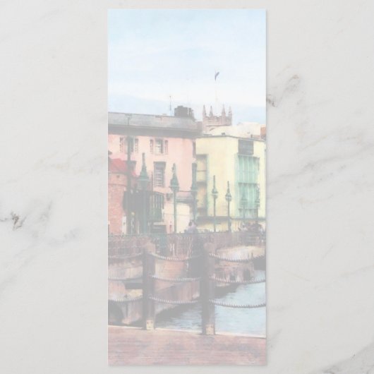 Waterfront Bridgetown Barbados Bruiloft Menu (Achterkant)