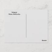 Waterfront Briefkaart, Edenton, North Carolina Briefkaart (Achterkant)